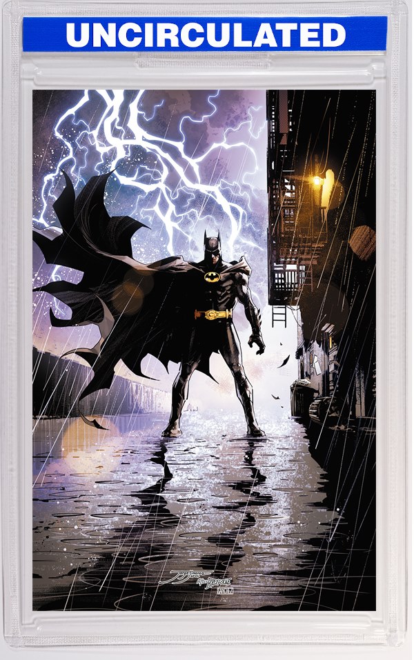 BATMAN SUPERMAN WORLDS FINEST #30 CVR D JORGE JIMENEZ BATMAN 85TH ANNIVERSARY CARD STOCK VAR