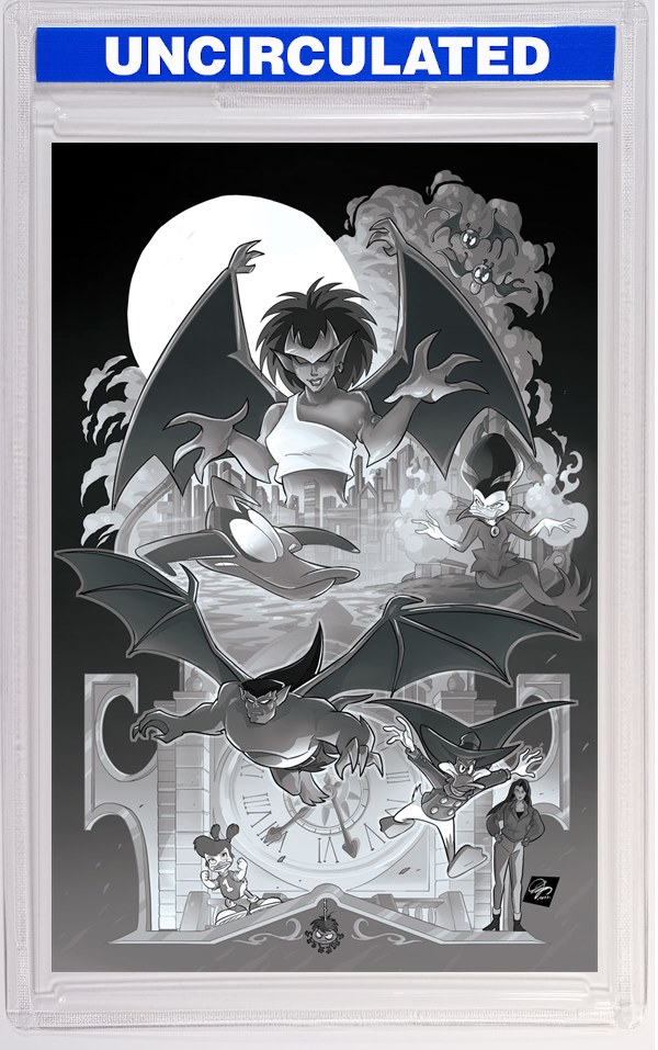 Gargoyles Darkwing Duck #1 CVR L INC Ciro Cangialosi Line Art Virgin VAR