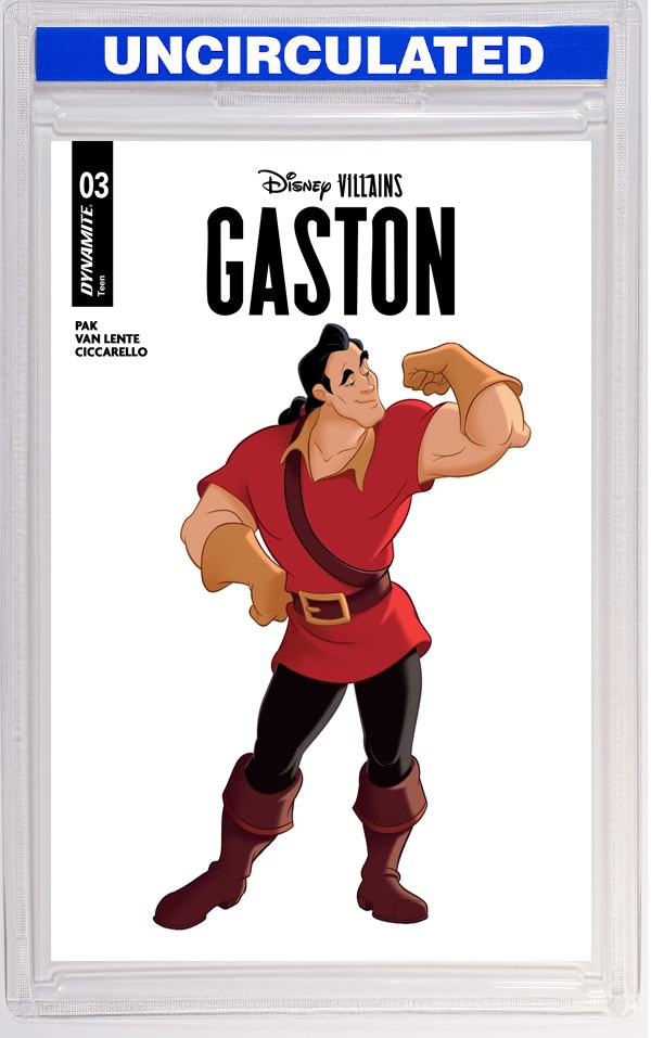Disney Villains Gaston #3 CVR B Animation Art VAR