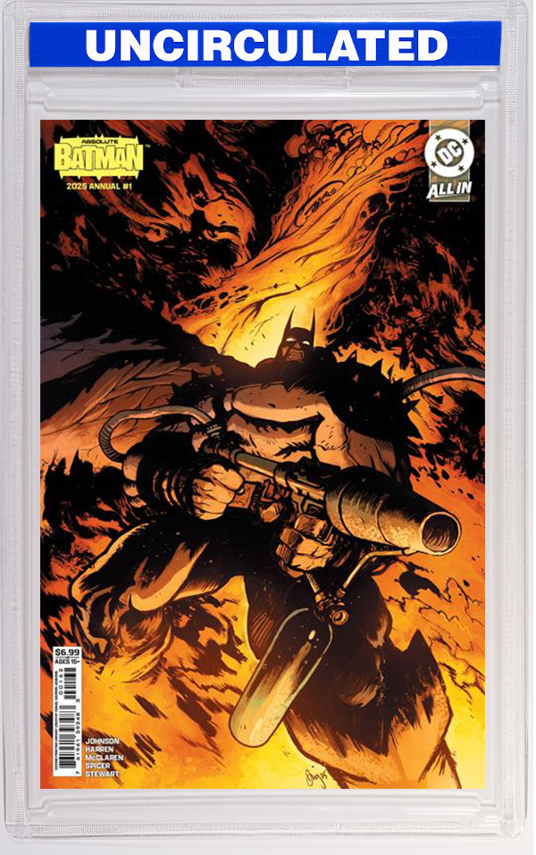 Absolute Batman 2025 Annual #1 CVR B Daniel Warren Johnson Flamethrower Card Stock Variant (2nd Printing)