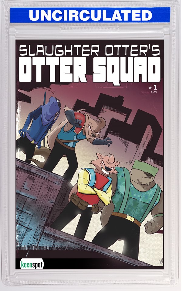 Otter Squad #1 CVR B J Hammond TMNT #1 Homage VAR