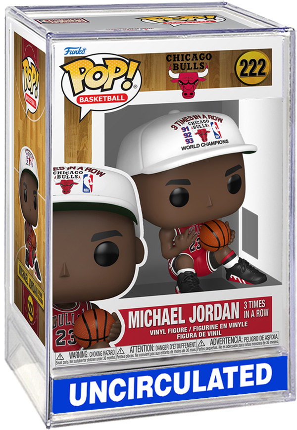 Michael Jordan 3 Times In A Row - Chicago Bulls Funko Pop! #222