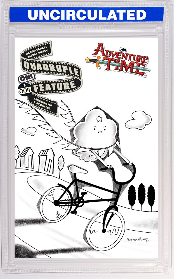 Adventure Time Quadruple Feature #4 CVR D INC Brenda Hickey VAR