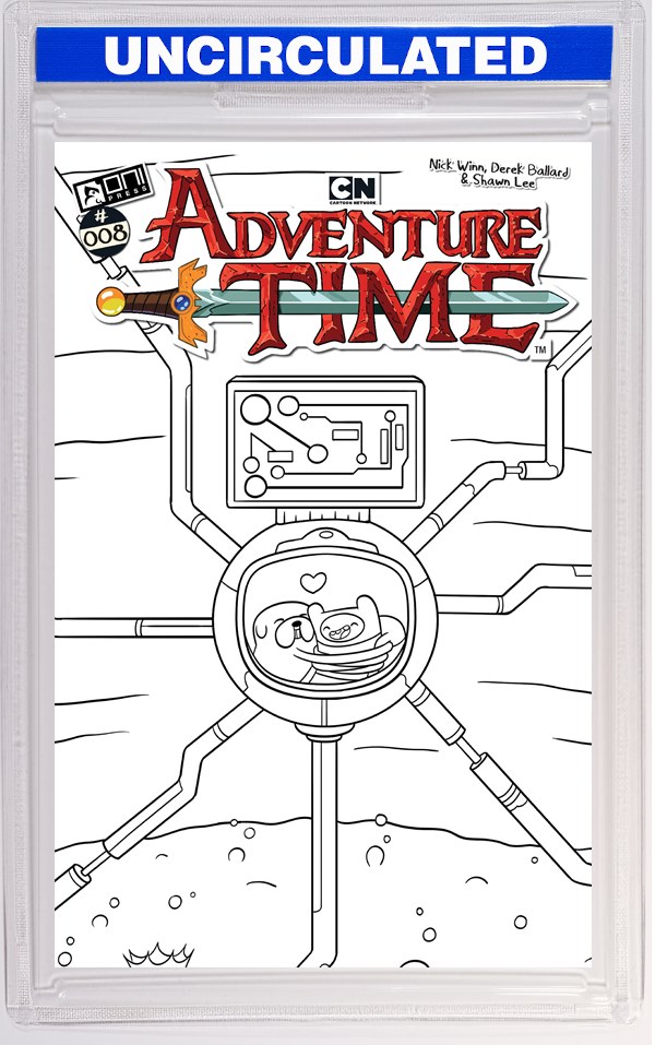 Adventure Time (2025) #8 CVR F INC Nick Winn B&W VAR