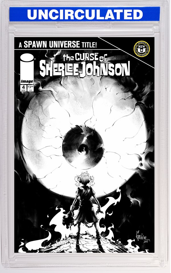 Spawn The Curse Of Sherlee Johnson #4 CVR C Jonathan Glapion B&W VAR