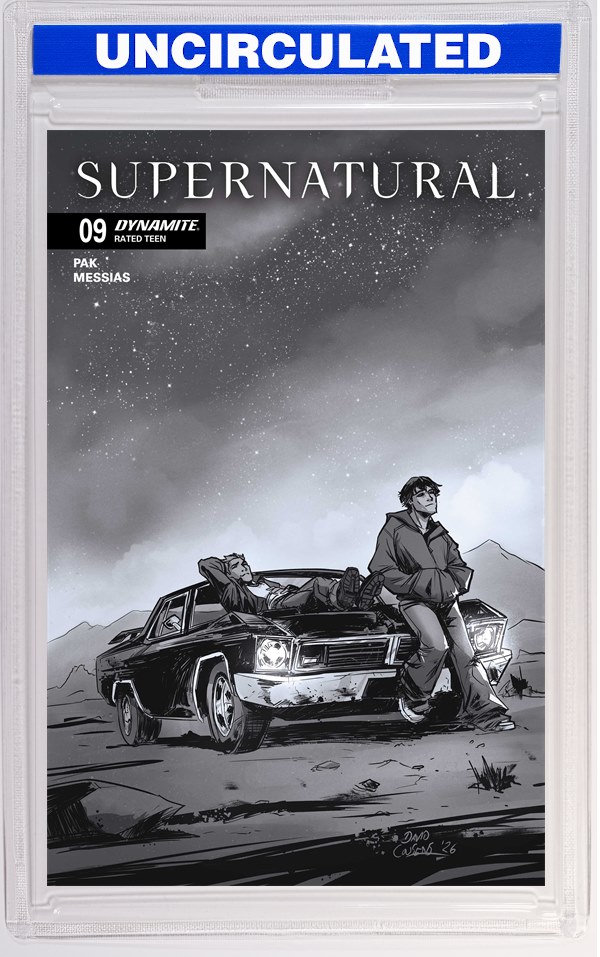 Supernatural #9 CVR G INC David Cousens Line Art VAR