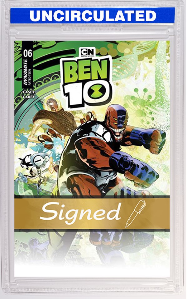 Ben 10 #6 CVR O INC Duncan Rouleau Signed By Duncan Rouleau VAR