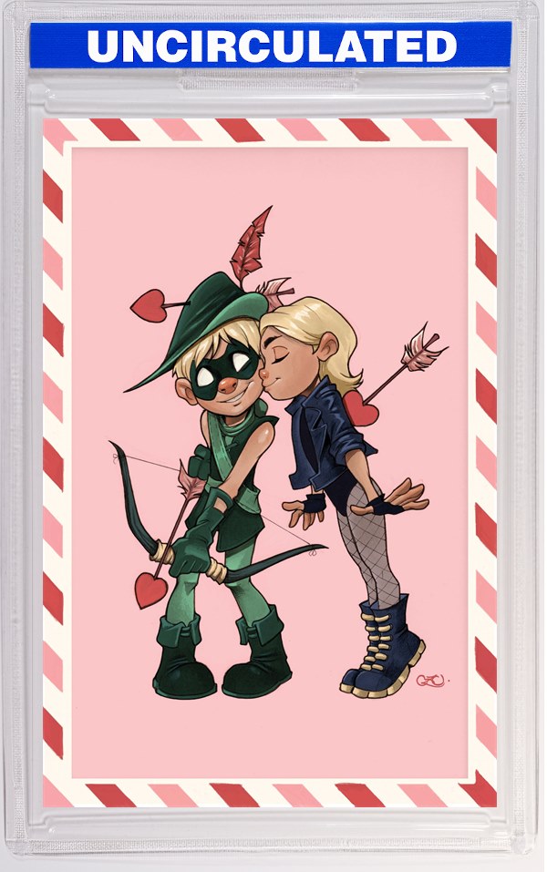 Justice League Unlimited #16 CVR F Chrissie Zullo Valentines Day Card Stock VAR (DC K.O.)