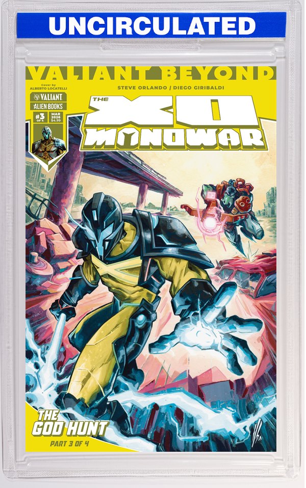 Valiant Beyond: The X-O Manowar #7--The God Hunt #3 Variant B (Locatelli)