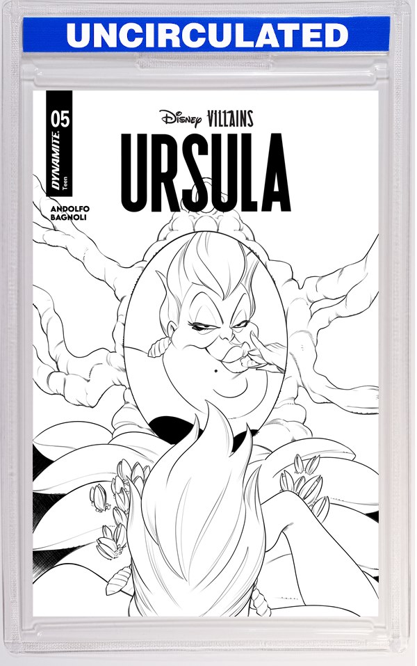 Disney Villains Ursula #5 CVR G INC Robert Quinn Line Art VAR