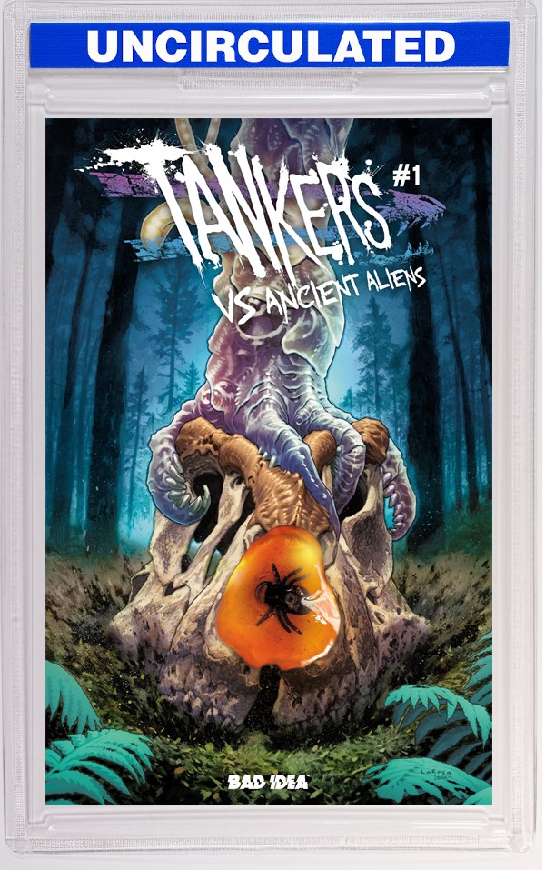 Tankers Vs Ancient Aliens #1 (Of 4) CVR I INC Trevor Hairsine Ancient Amber VAR