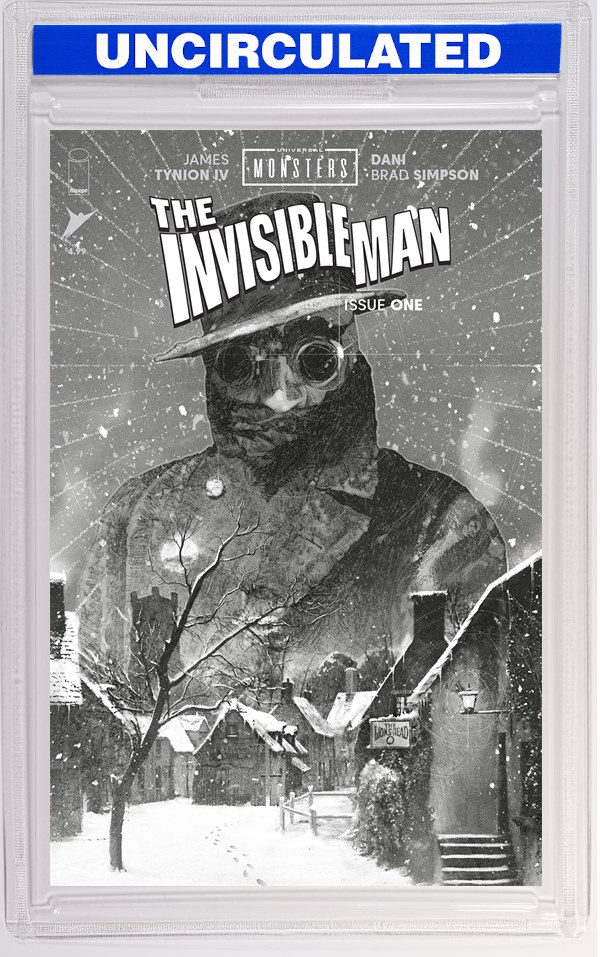 Universal Monsters The Invisible Man #1 (Of 4) CVR D INC Joshua Middleton Classic Horror B&W VAR
