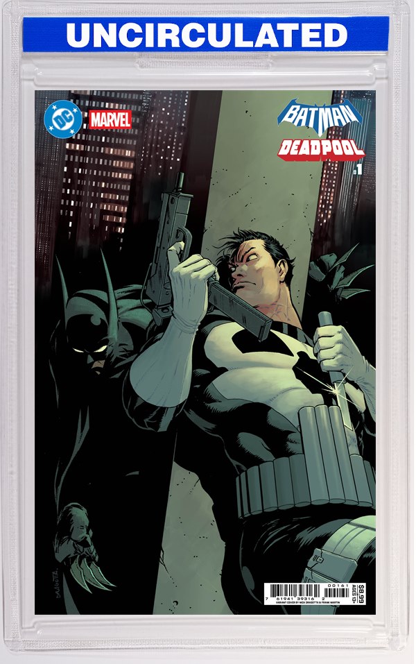 DC Marvel Batman Deadpool #1 (One Shot) CVR G Nick Dragotta Batman Punisher Card Stock VAR