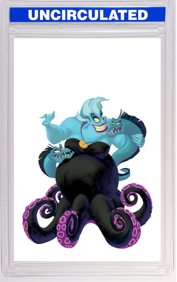 Disney Villains Ursula #5 CVR H INC Animation Art Virgin VAR
