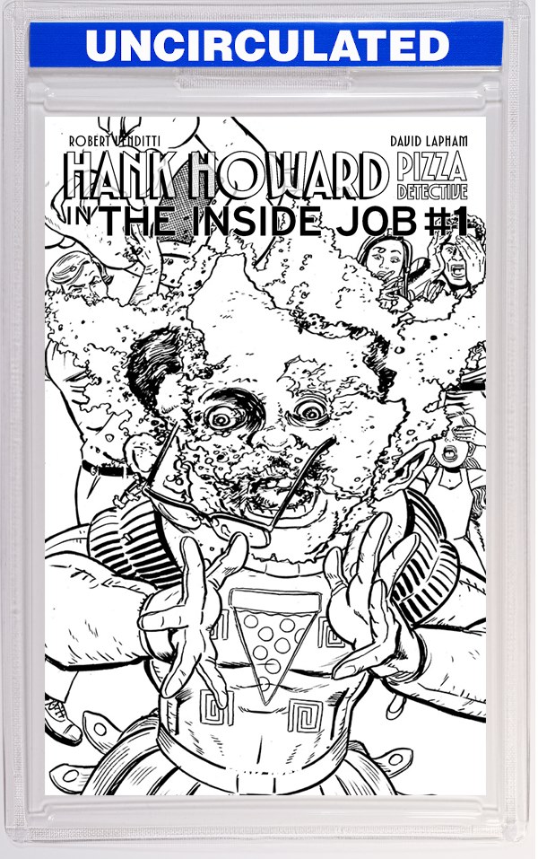 Hank Howard, Pizza Detective The Inside Job #1 (One Shot) CVR B David Lapham Cronenberg Homage VAR