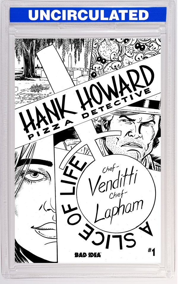 Hank Howard Pizza Detective A Slice Of Life #1 (Of 2) CVR E INC David Lapham B&W VAR
