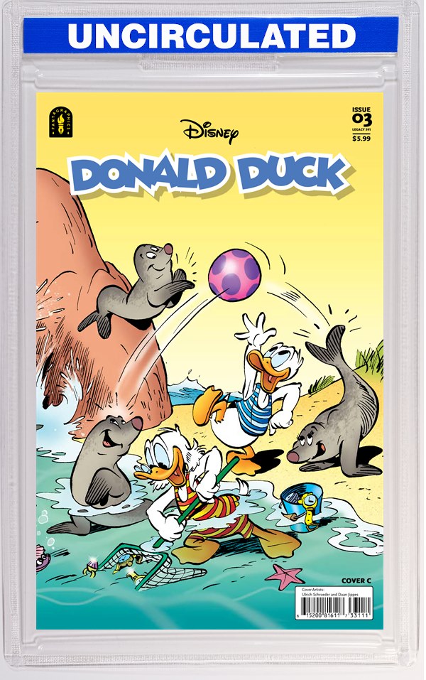 Donald Duck Legacy #391 Call Of The Wild Sea CVR C INC Daan Jippes Ulrich Schroeder Wraparound VAR