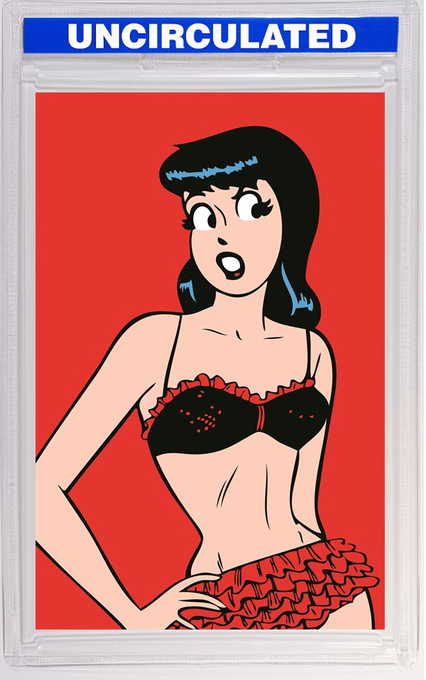 Archie Comics 85th Anniversary Presents Betty & Veronica Swimsuit Special (One Shot) CVR F Dan Decarlo Red Foil Veronica Pin Up VAR