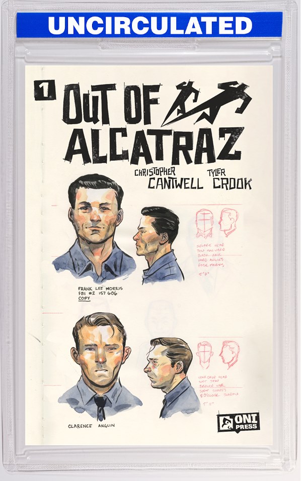 Out Of Alcatraz #1 (Of 5) CVR D INC Tyler Crook Sketchbook VAR