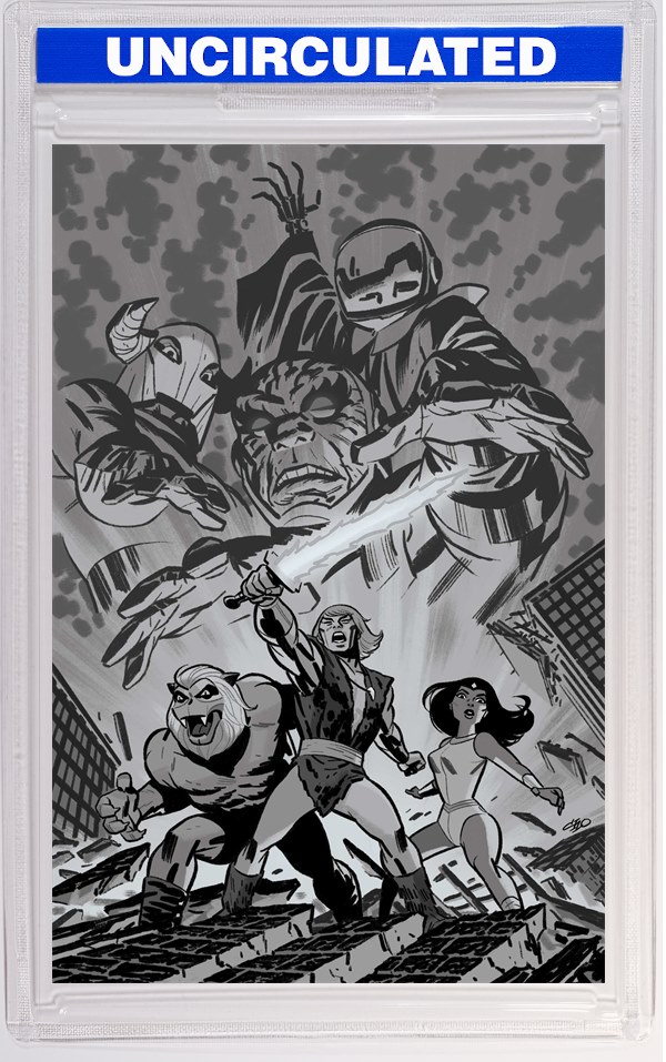 Thundarr The Barbarian #4 CVR H INC Michael Cho Line Art Virgin VAR