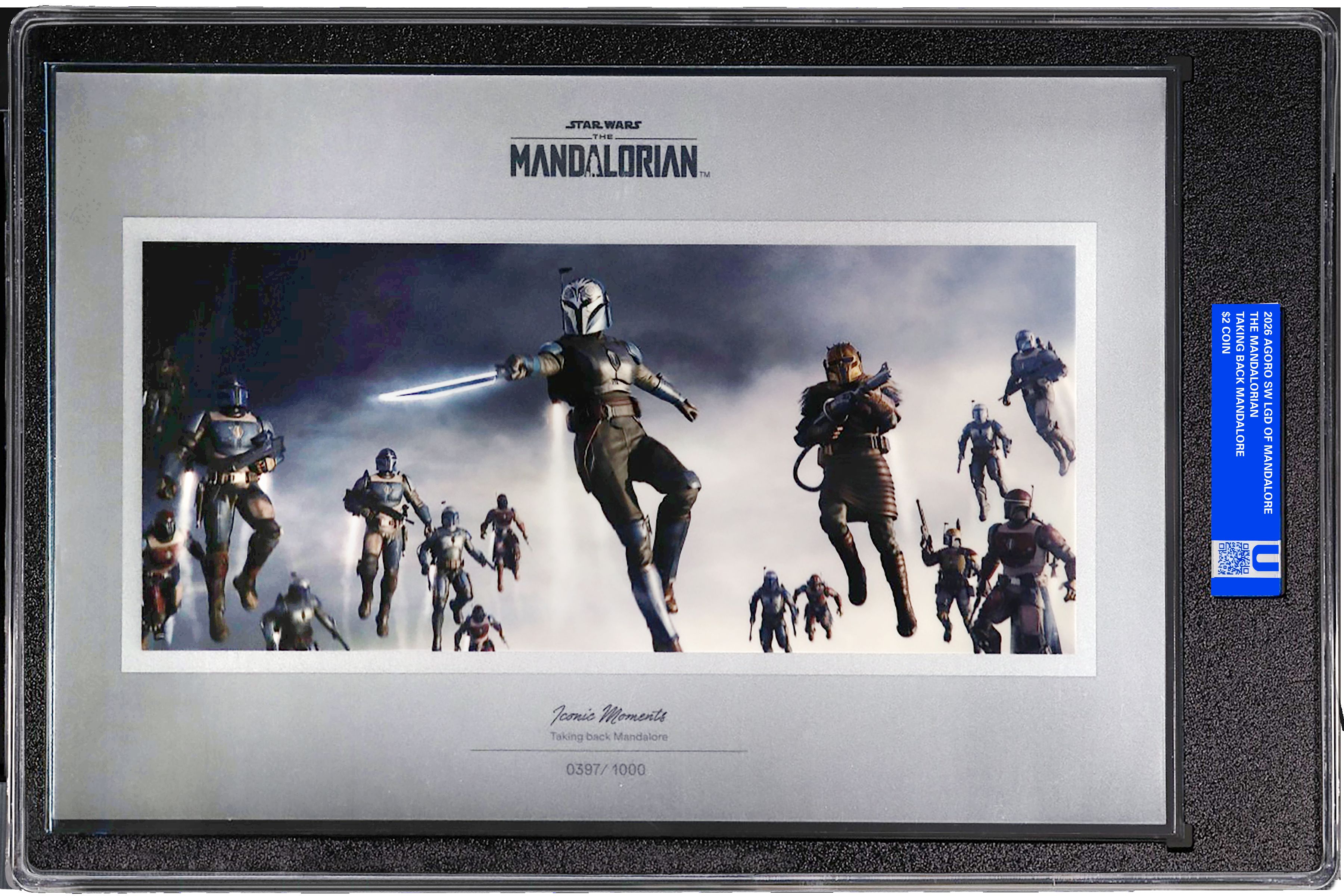 Star Wars - Legends Of Mandalore - Taking Back Mandalore Foil 1 oz Silver Coin (Limited to 1000)