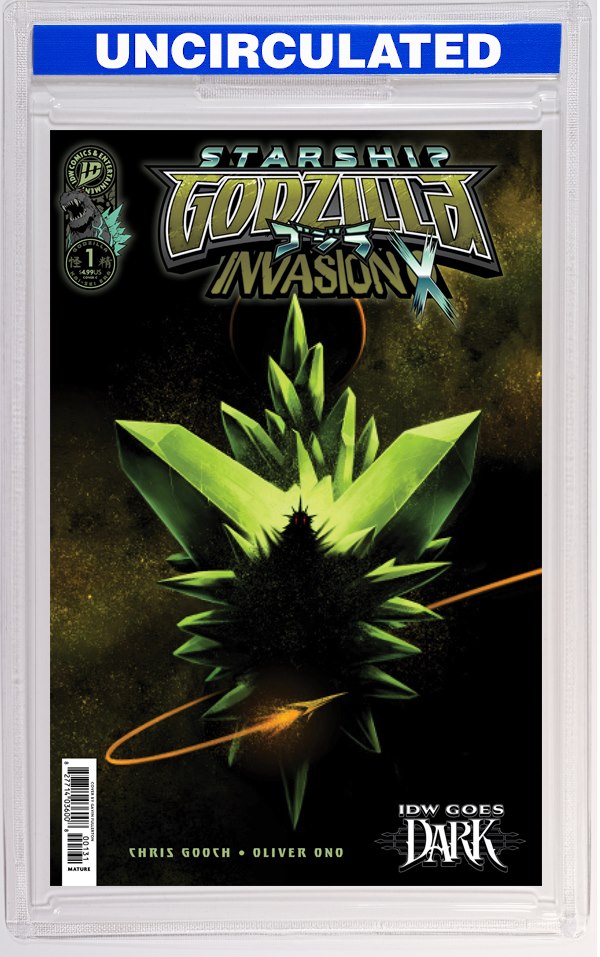 Starship Godzilla: Invasion X [Kai-Sei Era] #1 Variant C (Fullerton IDW Goes Dark Variant)