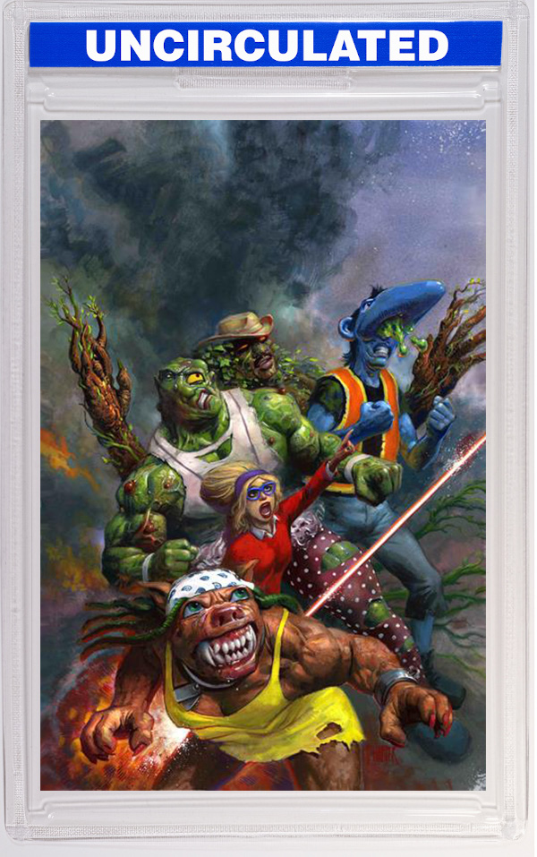 Toxic Avengers Comics #3 CVR C Fred Harper With Exclusive Trading Card By Rob Steen VAR (MR)