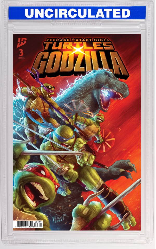 Teenage Mutant Ninja Turtles X Godzilla #3 Cover A (Pe)