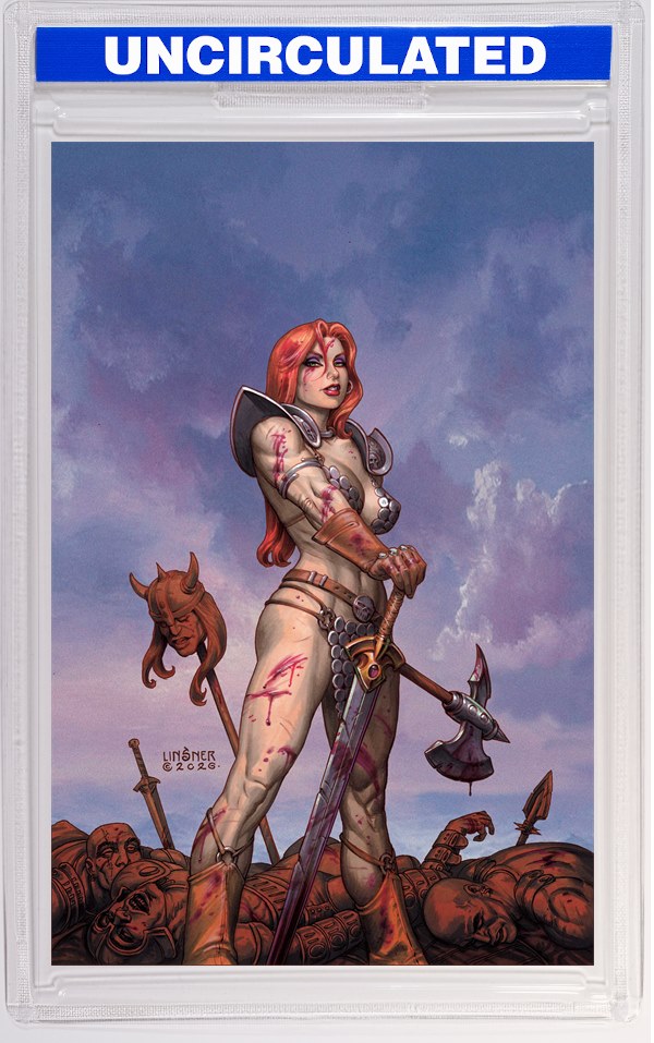 Red Sonja She Devil With A Sword #1 CVR J Joseph Michael Linsner LTD Virgin VAR