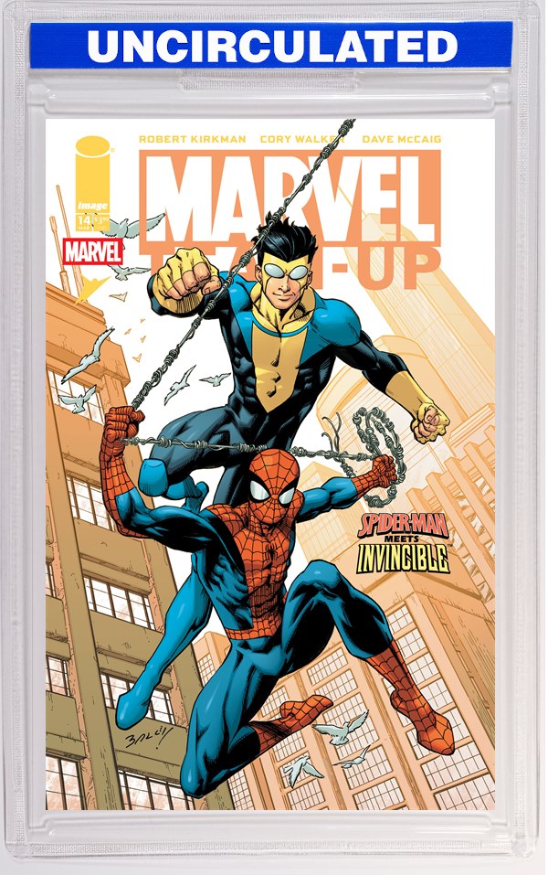 Marvel Teamup #14 Facsimile Edition CVR E Mark Bagley & Dave McCaig VAR