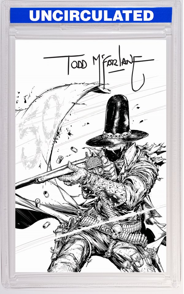 Gunslinger Spawn #50 CVR G INC Todd McFarlane Signed Ink VAR