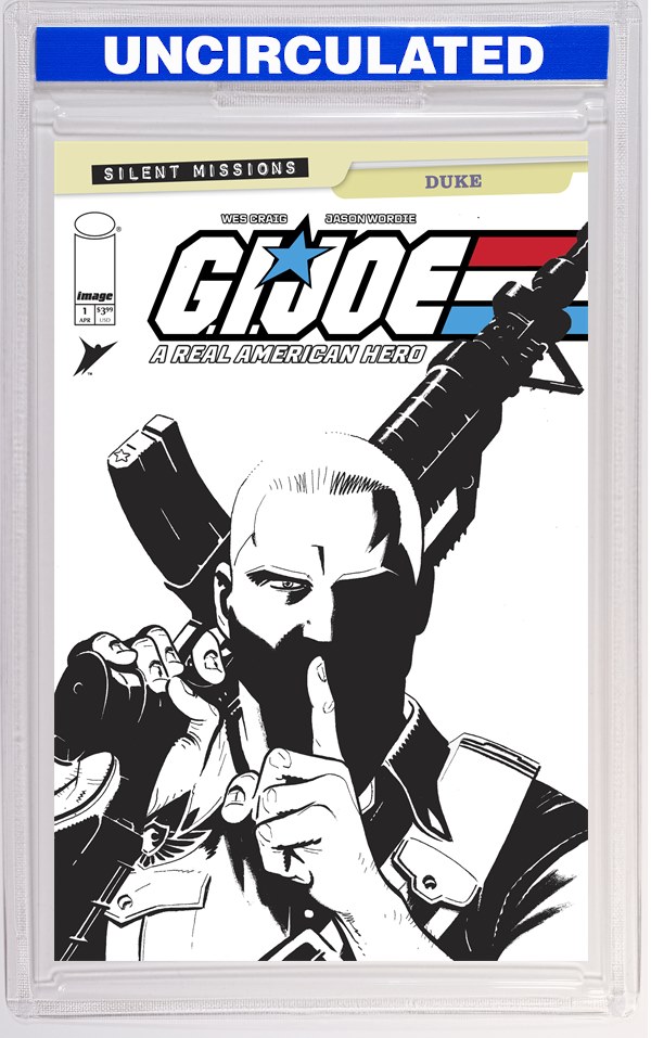 GI Joe A Real American Hero Silent Missions Edition #21 CVR C INC Andy Kubert B&W VAR