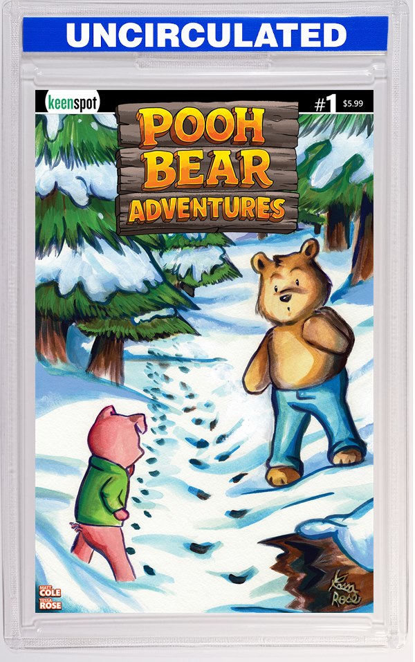 Pooh Bear Adventures #1 CVR A Tessa Rose (Polybagged With Trading Card)