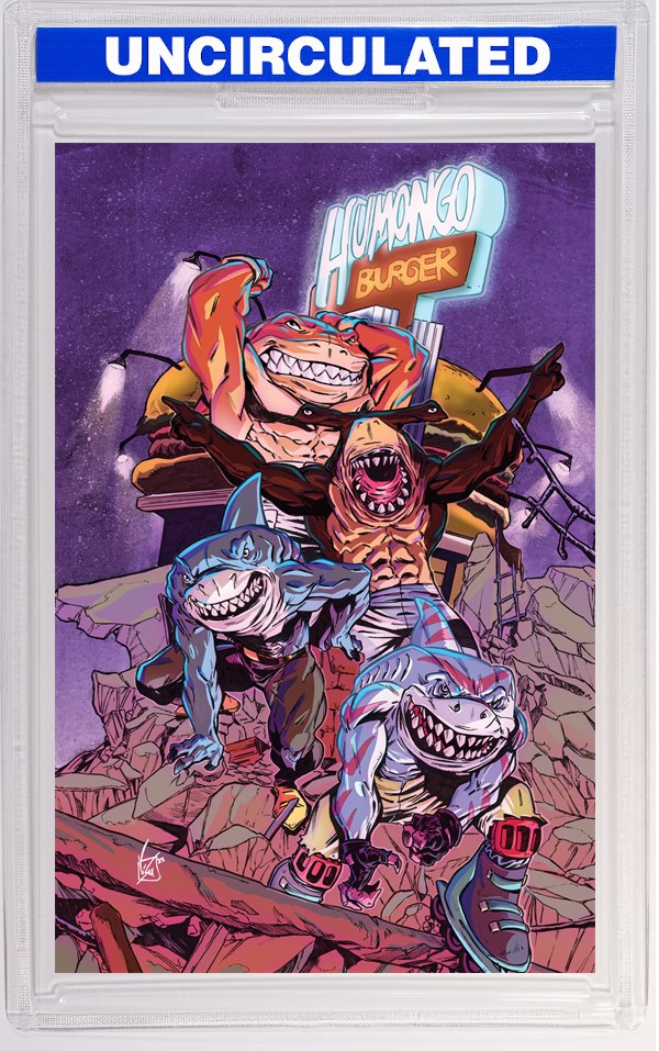 Street Sharks #4 Variant RI (Federici Full Art)