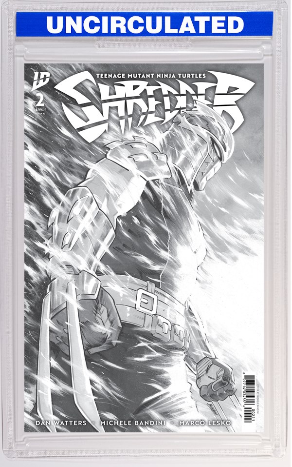Teenage Mutant Ninja Turtles: Shredder #2 Variant RI (Bandini B&W)