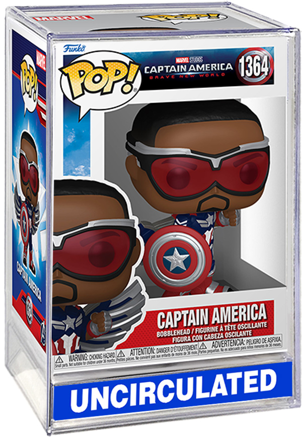Marvel Captain America Brave New World - Captain America (Sam Wilson) Funko Pop! #1364