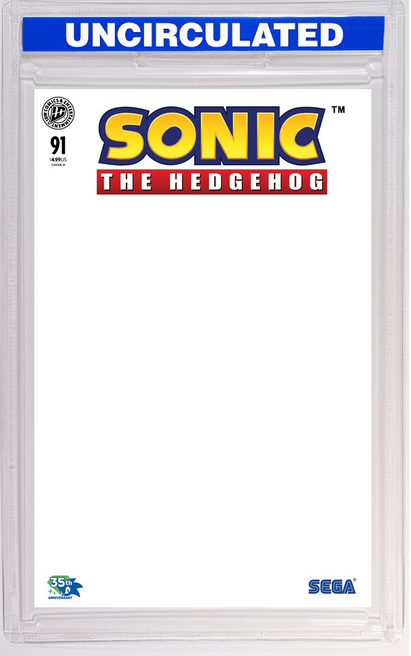 Sonic The Hedgehog #91 Variant D (Sketch Variant)