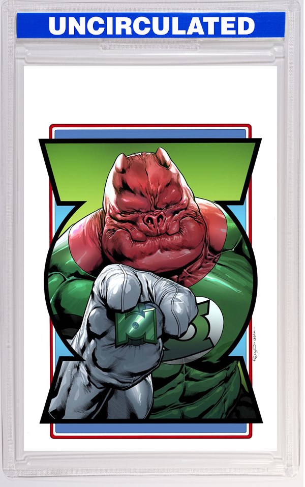 Green Lantern Corps #2 CVR E Fernando Pasarin & Oclair Albert Recruitment Poster Acetate VAR