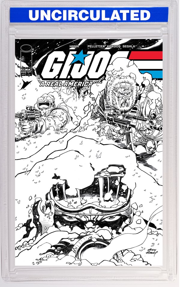 GI Joe A Real American Hero #322 CVR B Andy Kubert B&W VAR