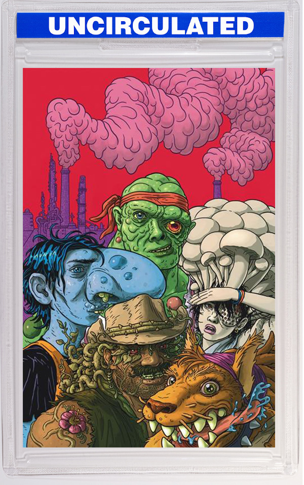 Toxic Crusaders #1 CVR D Tristan Wright With Exclusive Trading Card By Matt Bors VAR (MR)