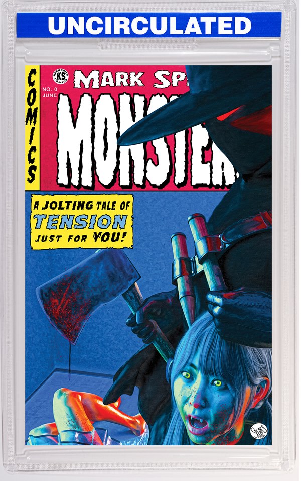 Mark Spears Monsters #0 Deluxe Edition (One Shot) CVR C Mark Spears Crime Suspense Stories 22 Homage VAR
