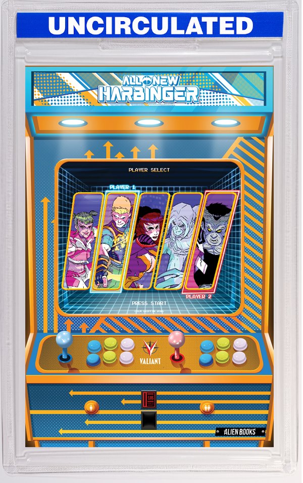 Valiant Beyond: All-New Harbinger Finale--The Wedding Variant B (Griffin Full Art Arcade Variant)