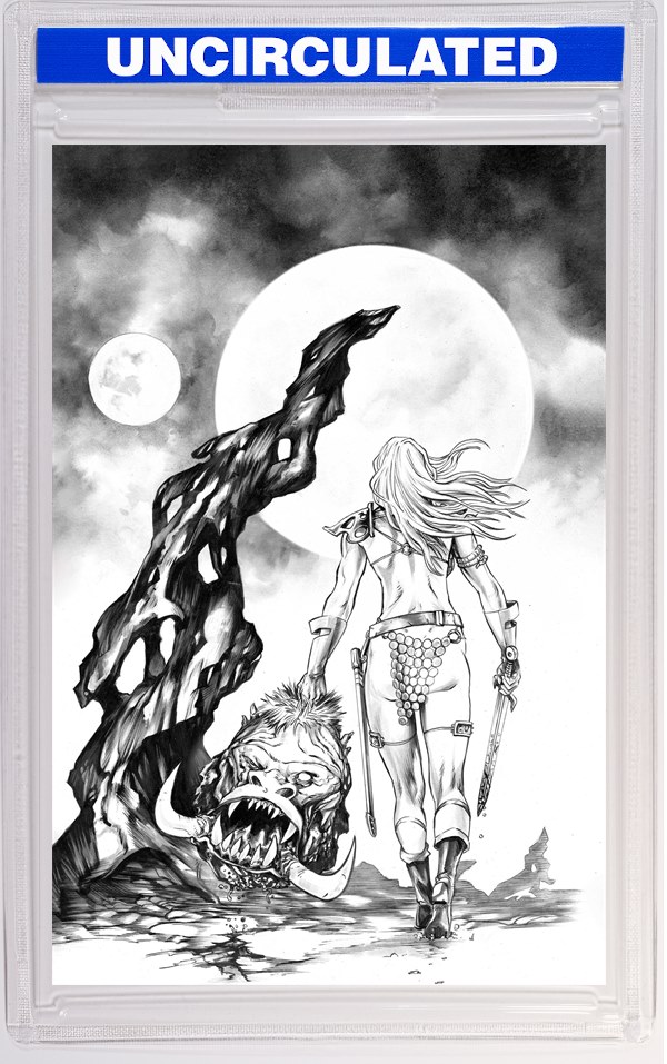 Altered States Warlords #1 CVR L INC Mike Rooth Line Art Virgin VAR