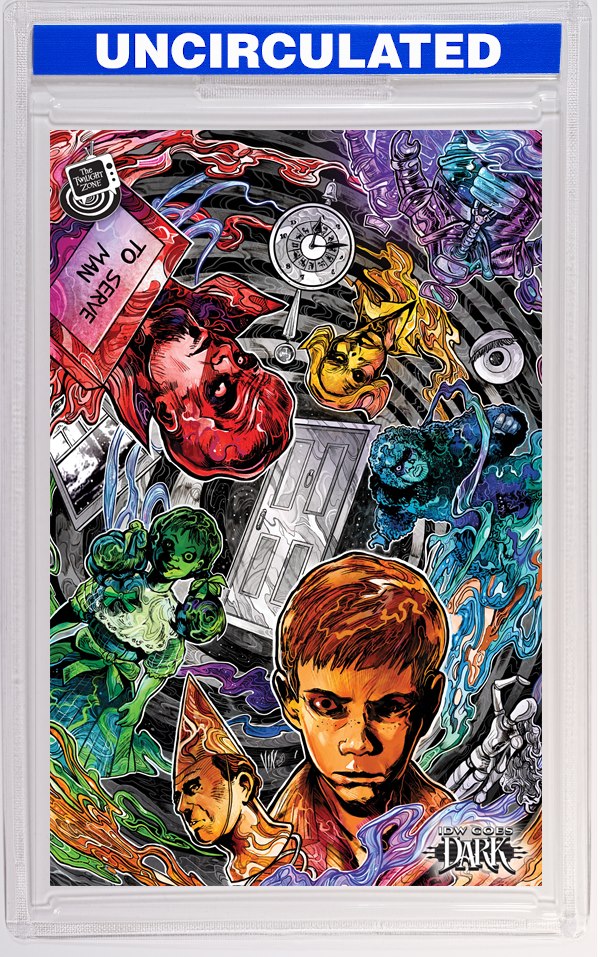 The Twilight Zone #11 Variant C (Riccardi IDW Goes Dark Variant)