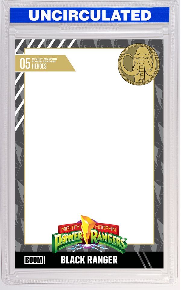Mighty Morphin Power Rangers (2026) #5 D Trading Card Blank Sketch Variant