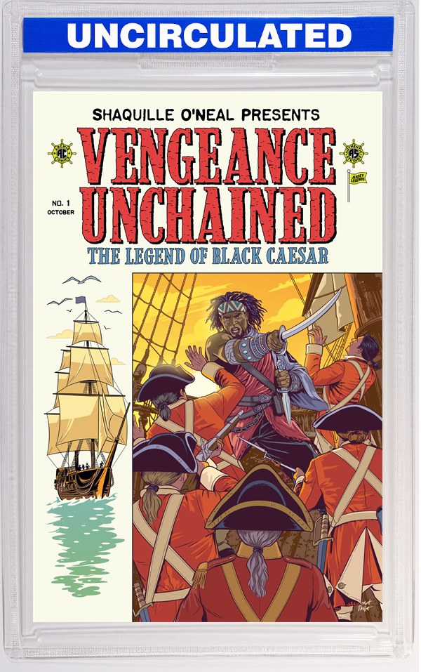 Shaquille O’Neal Presents Vengeance Unchained The Legend Of Black Caesar #1 (Of 5) CVR B Matt Talbot Ec Piracy Homage VAR