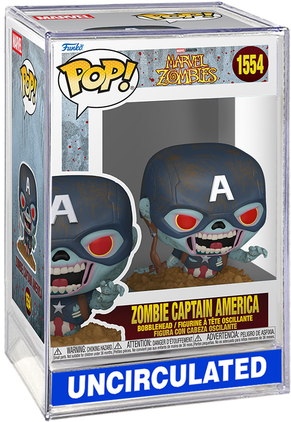 Marvel Animation - Marvel Zombies - Zombie Captain America Funko Pop! #1554