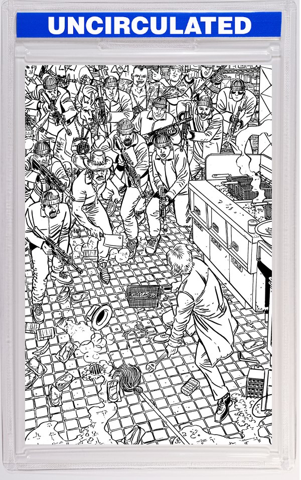 Hank Howard Pizza Detective The Two Hollywoods #2 (Of 2) CVR D INC David Lapham B&W VAR