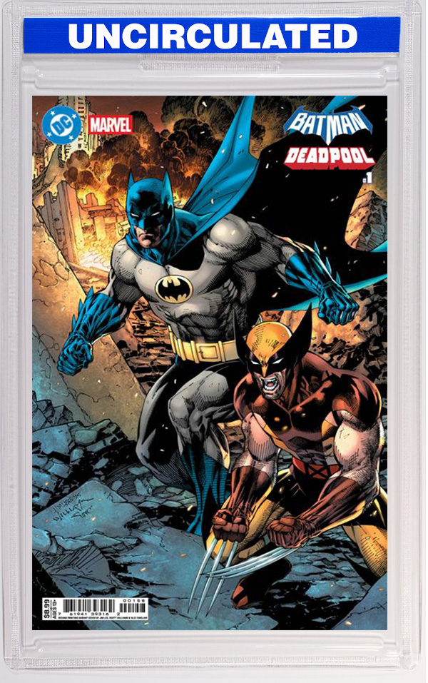 DC Marvel Batman Deadpool #1 CVR B Jim Lee & Scott Williams Card Stock Variant (2nd Printing)