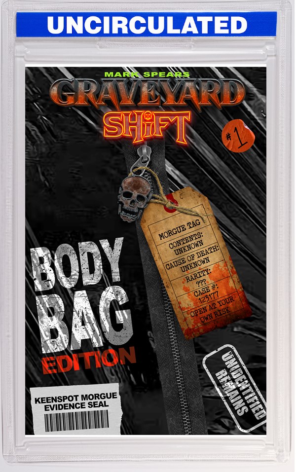 Mark Spears Graveyard Shift #1 CVR D Mark Spears Body Bag Edition Blind Bag With Bonus Trading Card VAR (1 Comic)